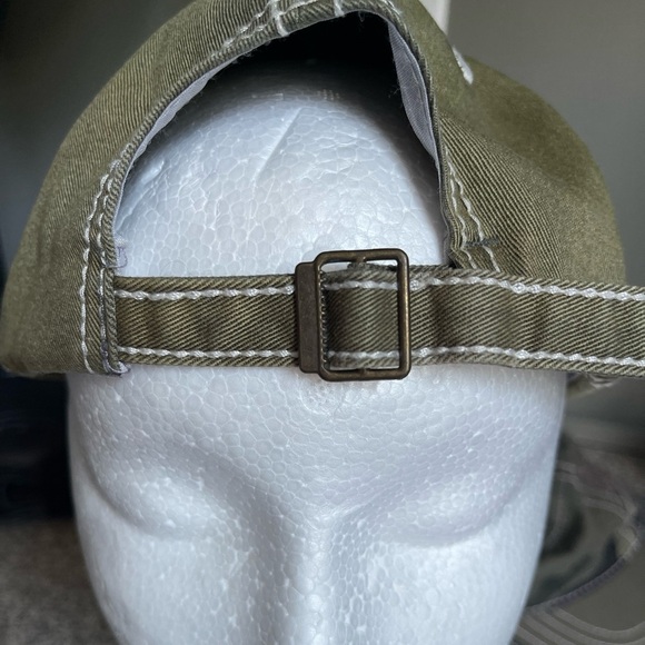 Hawaii Aloha 2015 State Island Logo Khaki Green Distressed Island Crew Cap Hat - Picture 9 of 9